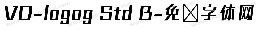 VD-logog Std B字体转换